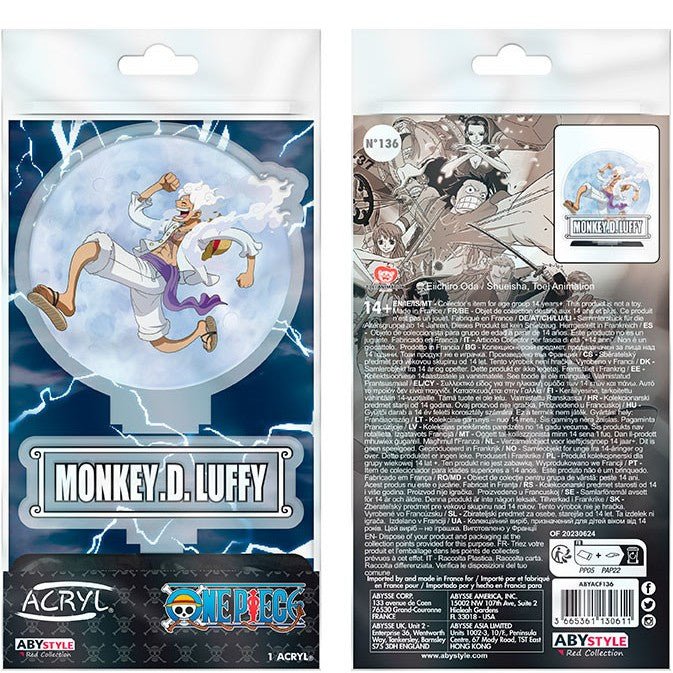 ABYstyle One Piece Monkey D. Luffy The Warrior of Liberation Acrylic Figure - Abysse - 2