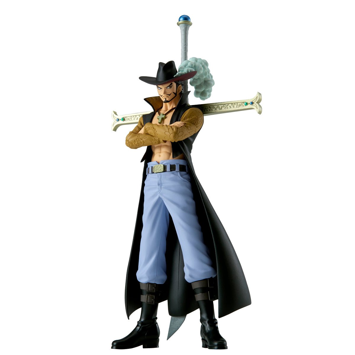 Banpresto One Piece DXF The Grandline Series Dracule Mihawk Extra Anime Figure - Banpresto - 1