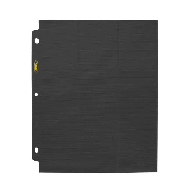 BCW Side Loading 18 - Pocket Pro Pages, Black - BCW - 2