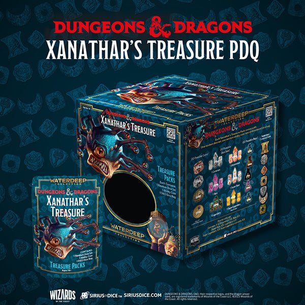 D&D Xanathar's Treasure Edition Pack Dice Set (Blind Pack) - Wizards of the Coast - 2