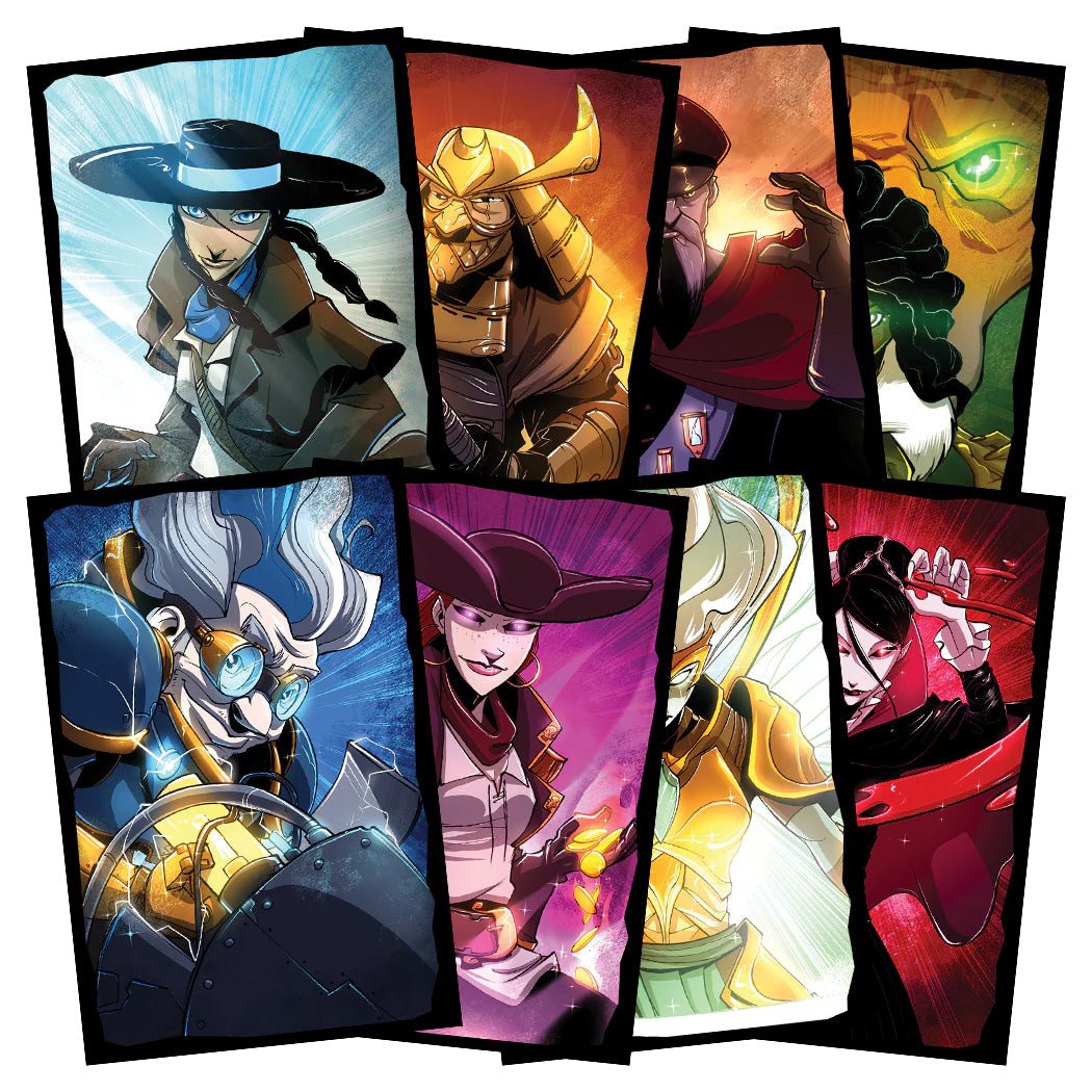Dice Throne Season Two 8 Heroes Card Sleeves (8 sets of 50 Sleeves) - Dice Throne Inc. - 1
