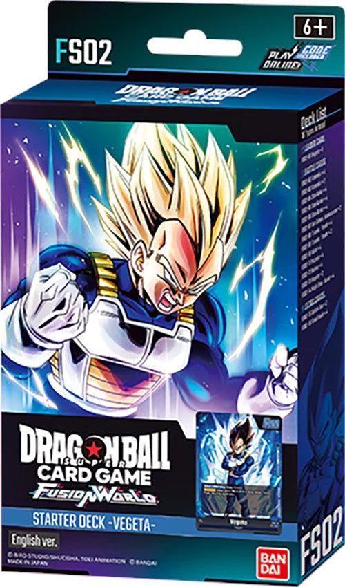 Dragon Ball Super Fusion World: Vegeta Starter Deck (FS02) - Bandai - 1