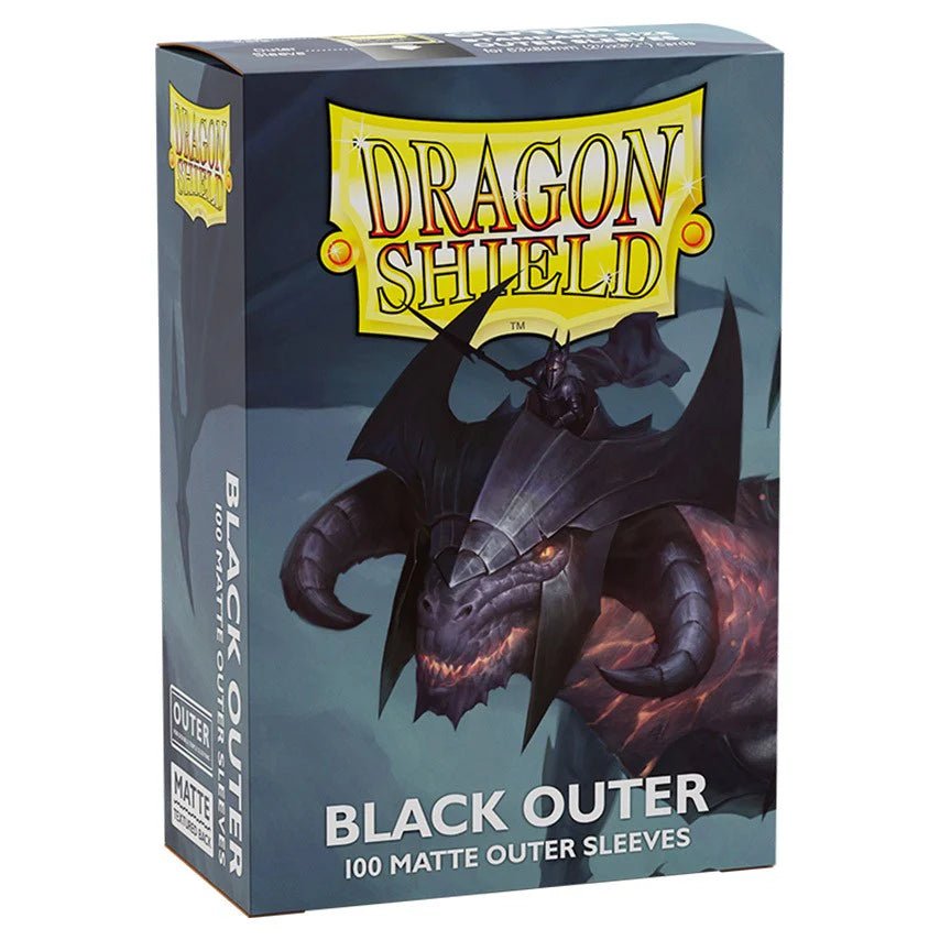 Dragon Shield: 100ct Outer Sleeves - Matte Black (Standard) - Arcane Tinmen - 1