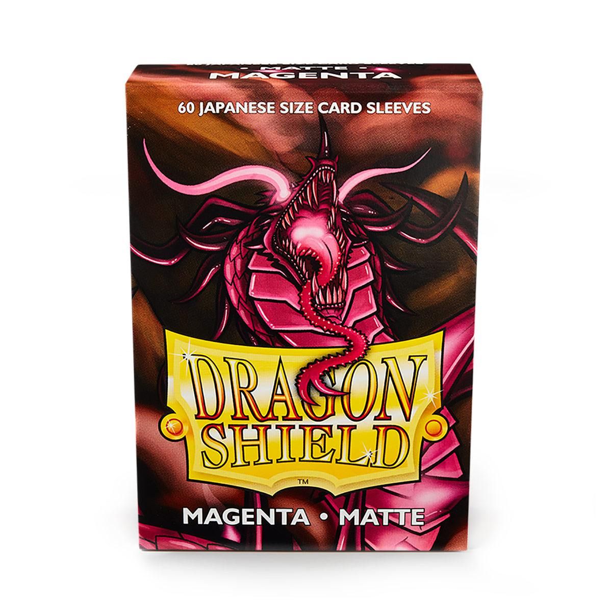 Dragon Shield: Japanese Size 60ct Sleeves - Magenta (Matte) - Dragon Shield - 3