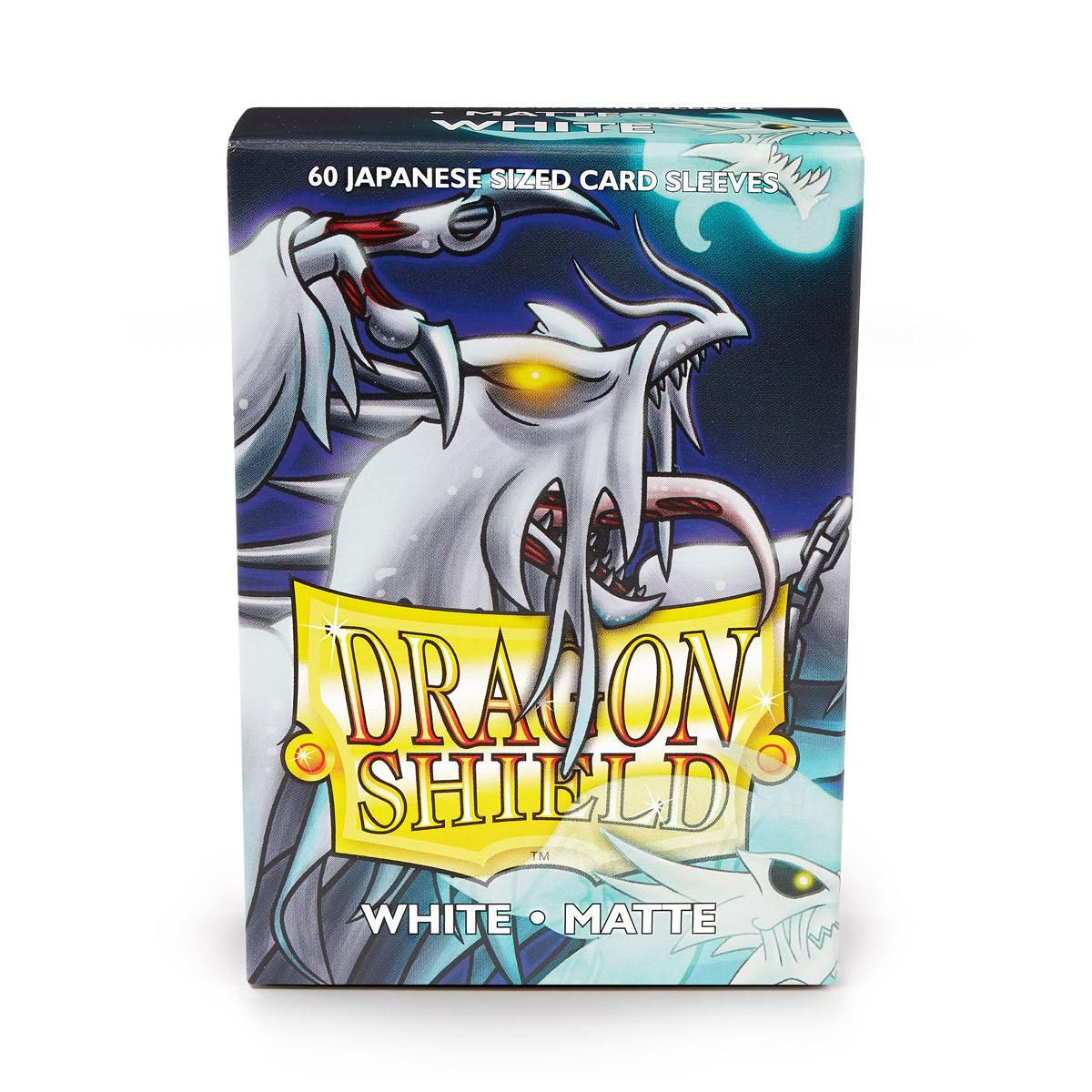 Dragon Shield: Japanese Size 60ct Sleeves - White (Matte) - Arcane Tinmen - 1