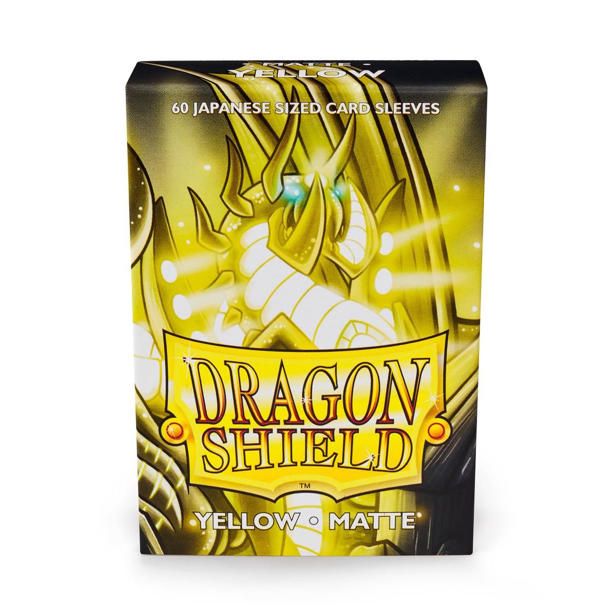 Dragon Shield Japanese Size 60ct Sleeves - Yellow (Matte) - Dragon Shield - 1