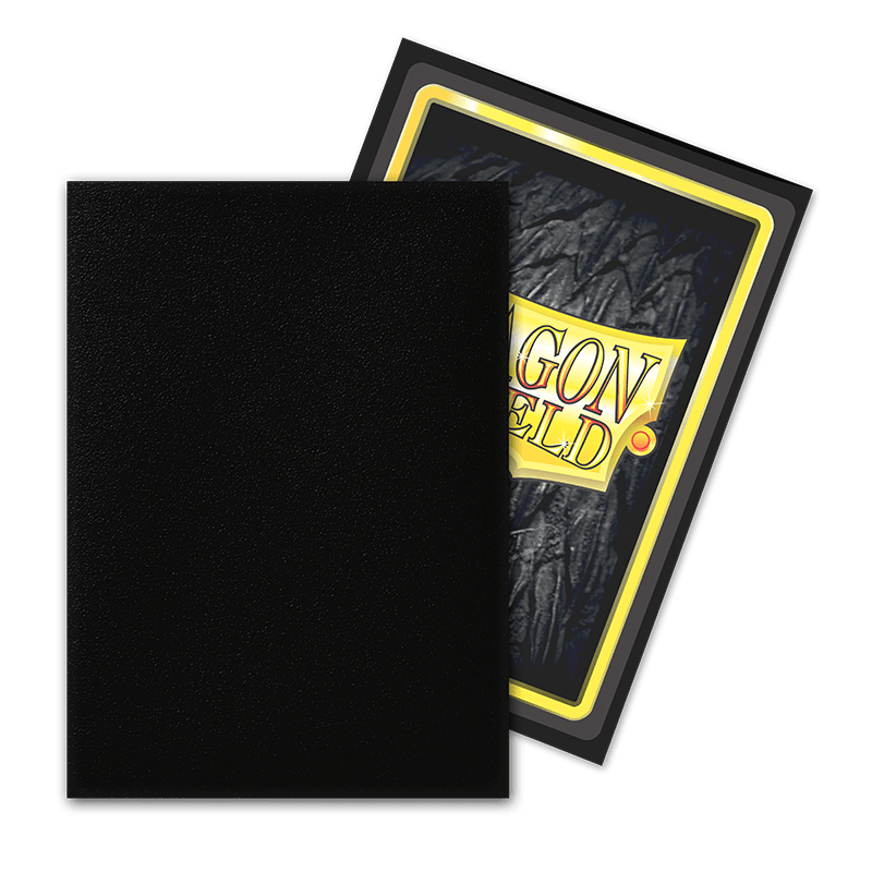 Dragon Shield: Standard 100ct Sleeves - Black (Non - Glare Matte) - Arcane Tinmen - 2