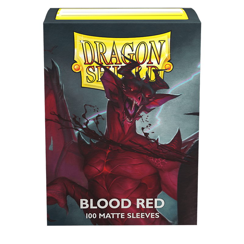 Dragon Shield Standard 100ct Sleeves - Blood Red (Matte) - Dragon Shield - 1