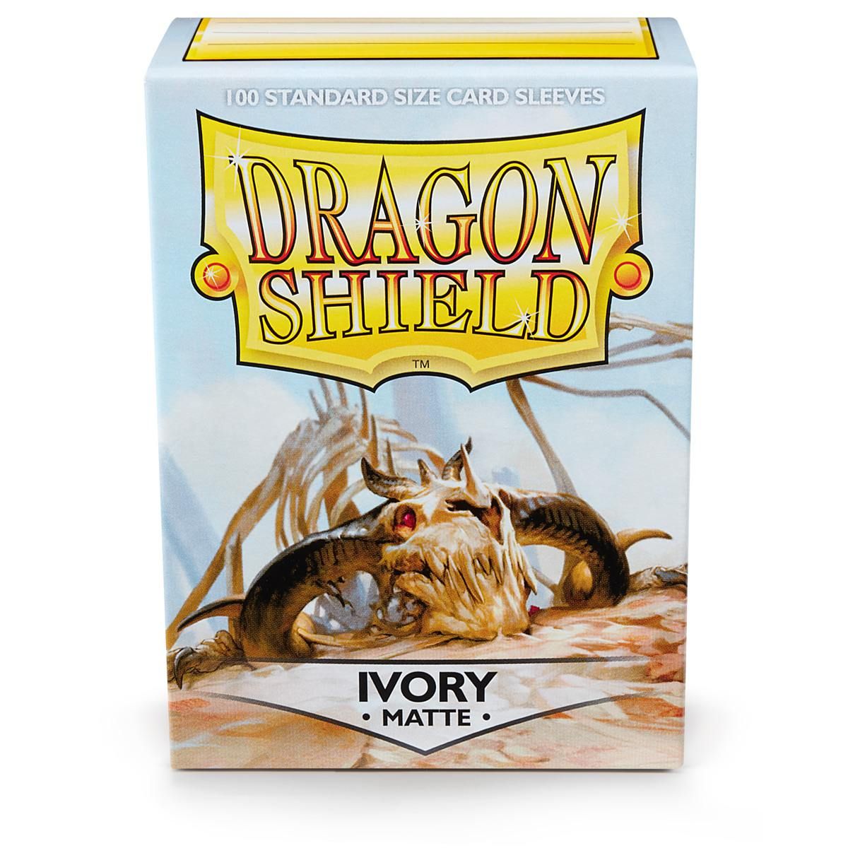 Dragon Shield Standard 100ct Sleeves - Ivory (Matte) - Arcane Tinmen - 1