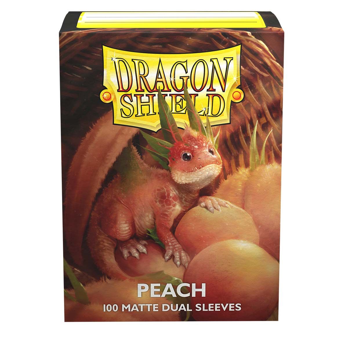 Dragon Shield: Standard 100ct Sleeves - Peach (Dual Matte) - Arcane Tinmen - 1