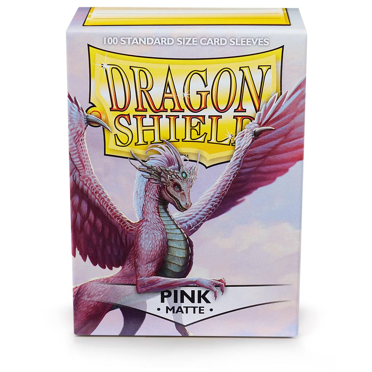 Dragon Shield: Standard 100ct Sleeves - Pink (Matte) - Arcane Tinmen - 1
