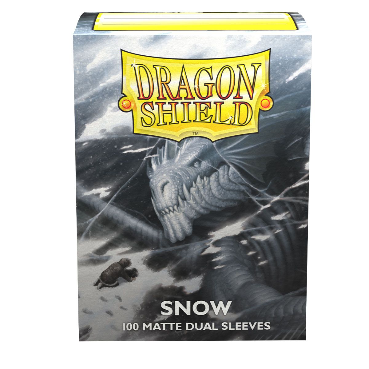 Dragon Shield: Standard 100ct Sleeves - Snow (Dual Matte) - Arcane Tinmen - 1