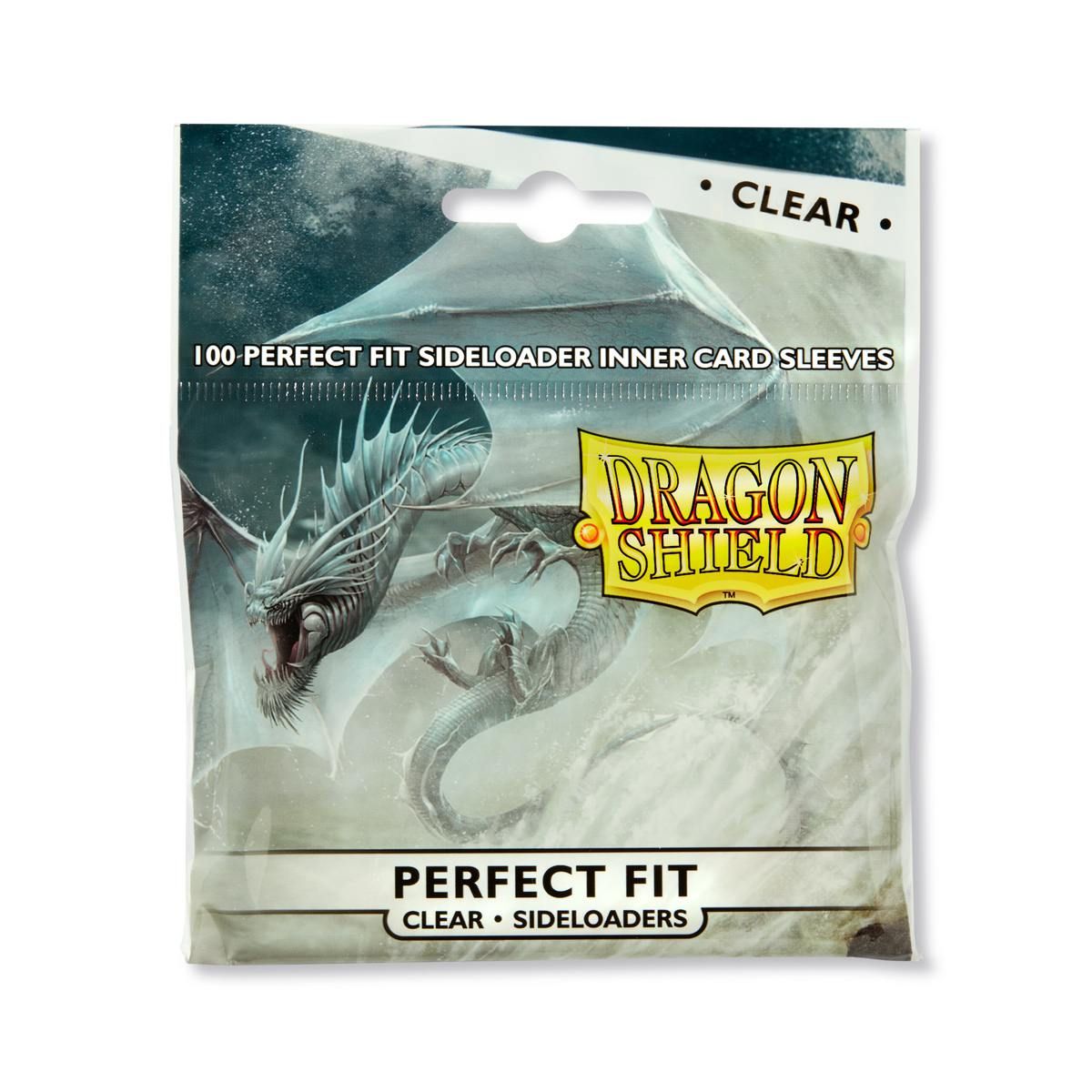 Dragon Shield Standard Size 100ct Inner Sleeves - Perfect Fit Sideloader (Clear Naluapo) - Dragon Shield - 1