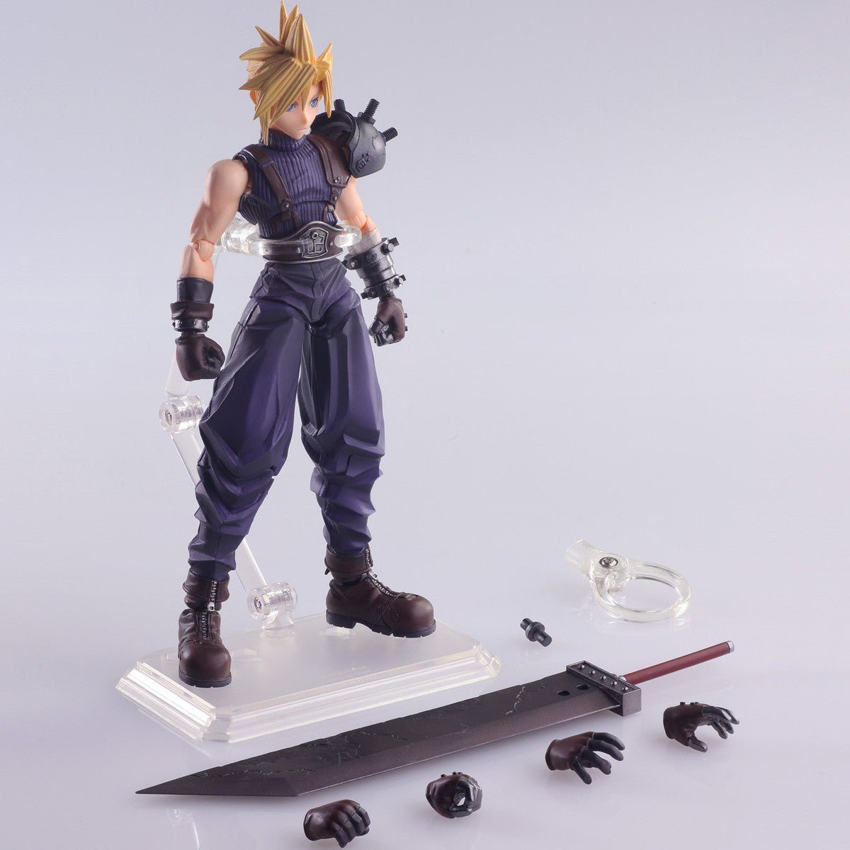 Final Fantasy VII Bring Arts Cloud Strife Action Figure - Square Enix - 1