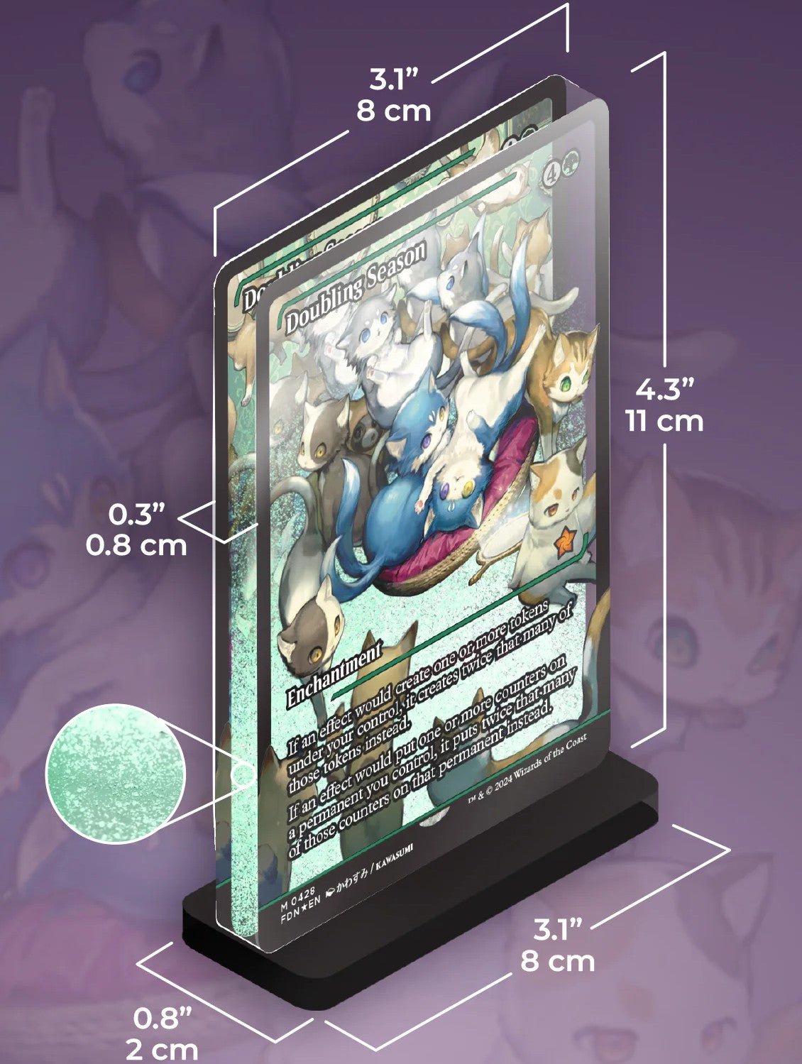 Gatherer's Tavern Magic the Gathering Doubling Season Slab Standee - Gatherer's Tavern - 2