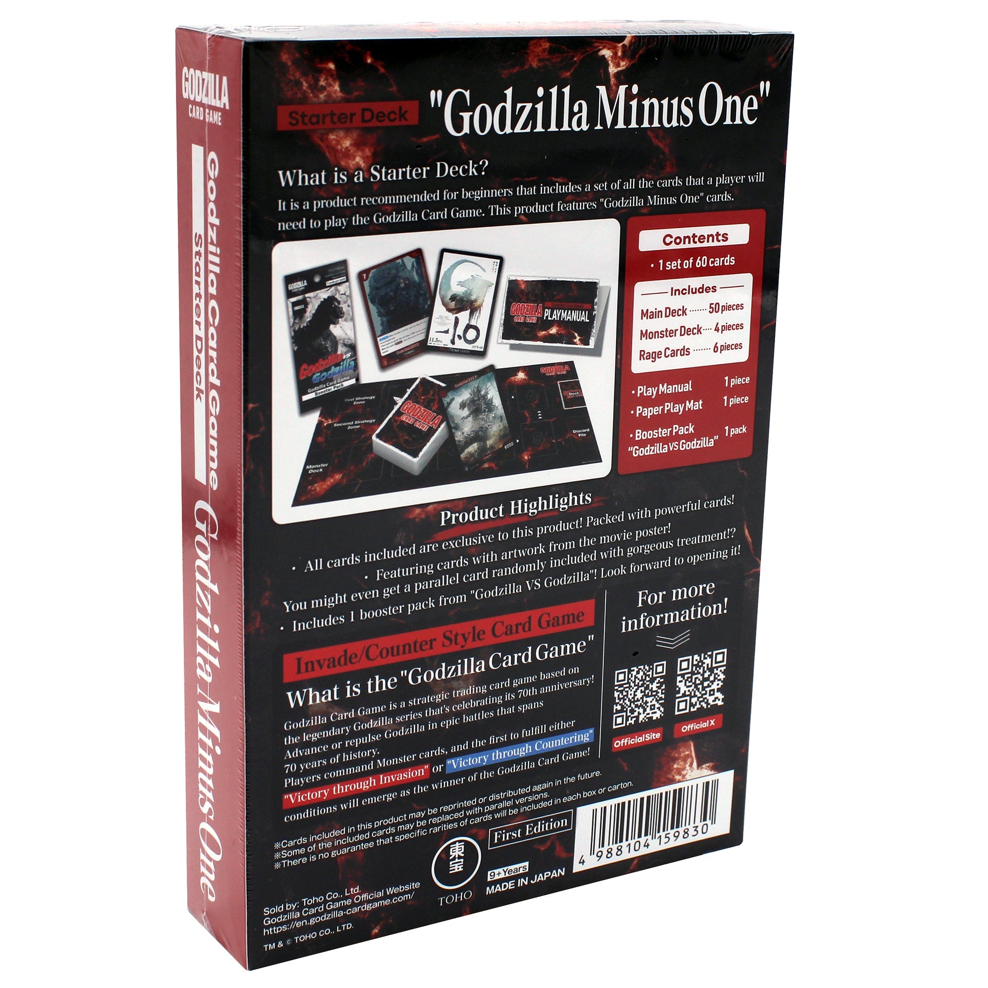 Godzilla Card Game Godzilla Minus One Starter Deck - TOHO - 2