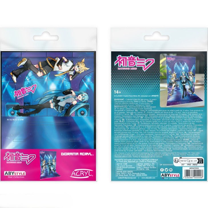 HATSUNE MIKU Miku and Friends Acrylic Print Diorama Figure - Abysse - 2