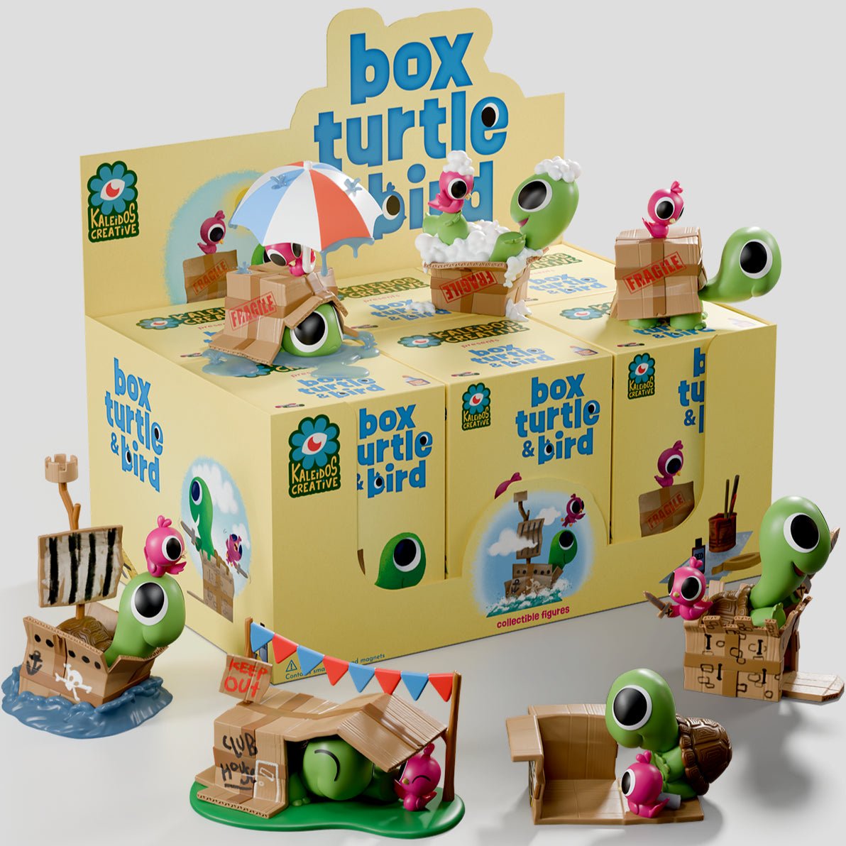 Kaleidos Box Turtle and Bird Figure (Blind Box) - Kaleidos - 1
