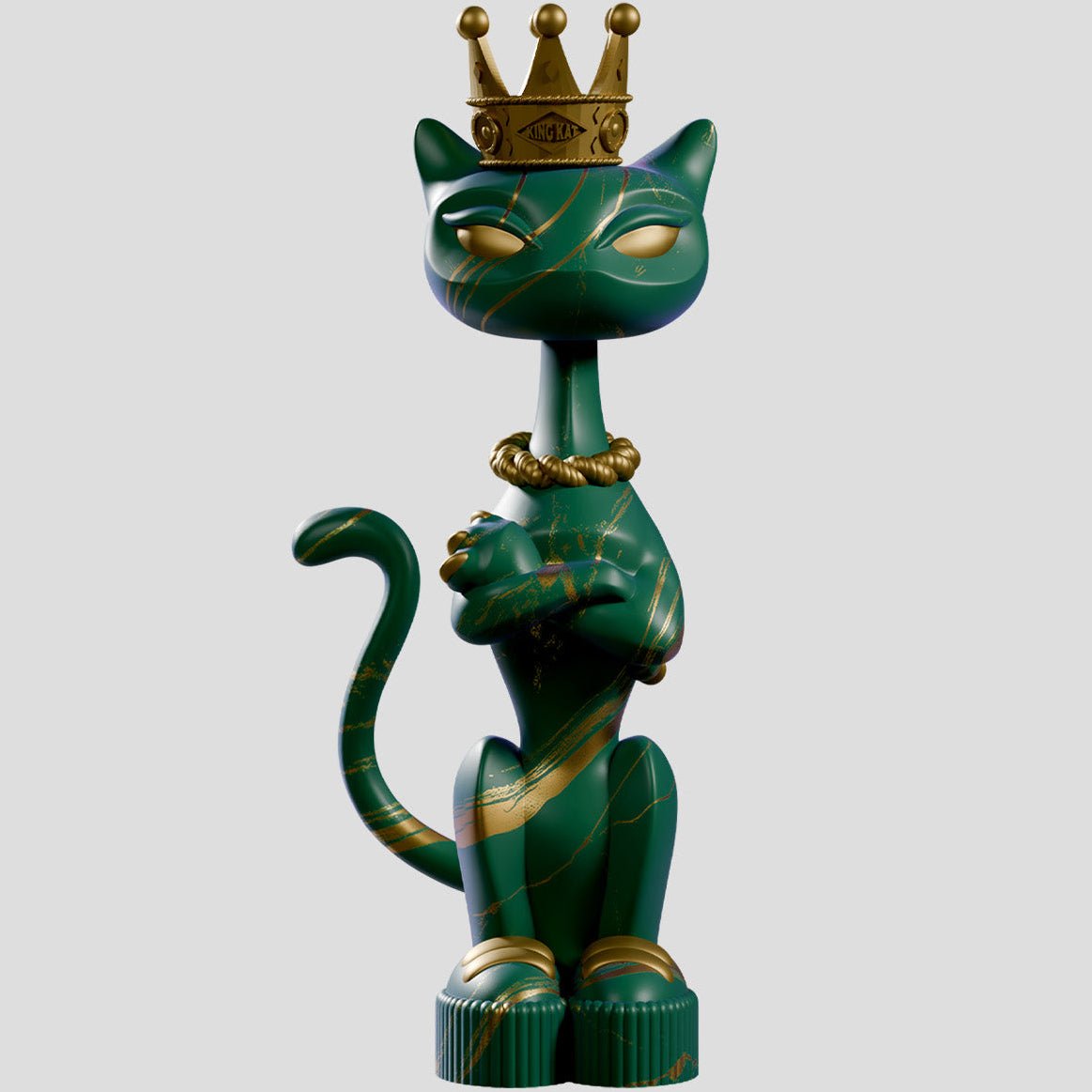 Kaleidos King Kat "Marble Majesty" Limited Edition Figure - Kaleidos - 1