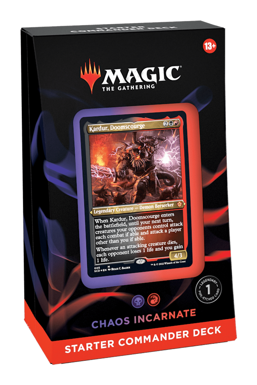 Magic the Gathering Chaos Incarnate Starter Commander Deck - Magic: The Gathering - 2