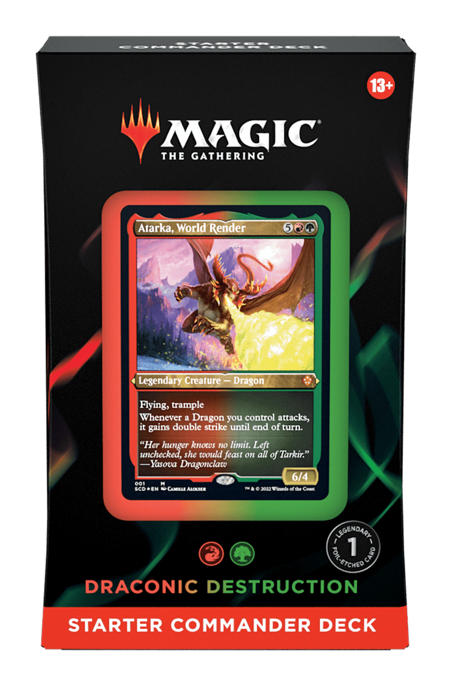 Magic the Gathering Draconic Destruction Starter Commander Deck - Magic: The Gathering - 1