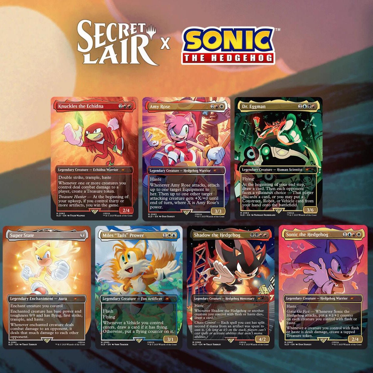 Magic the Gathering Secret Lair x Sonic the Hedgehog Friends & Foes, Non - Foil - Wizards of the Coast - 1