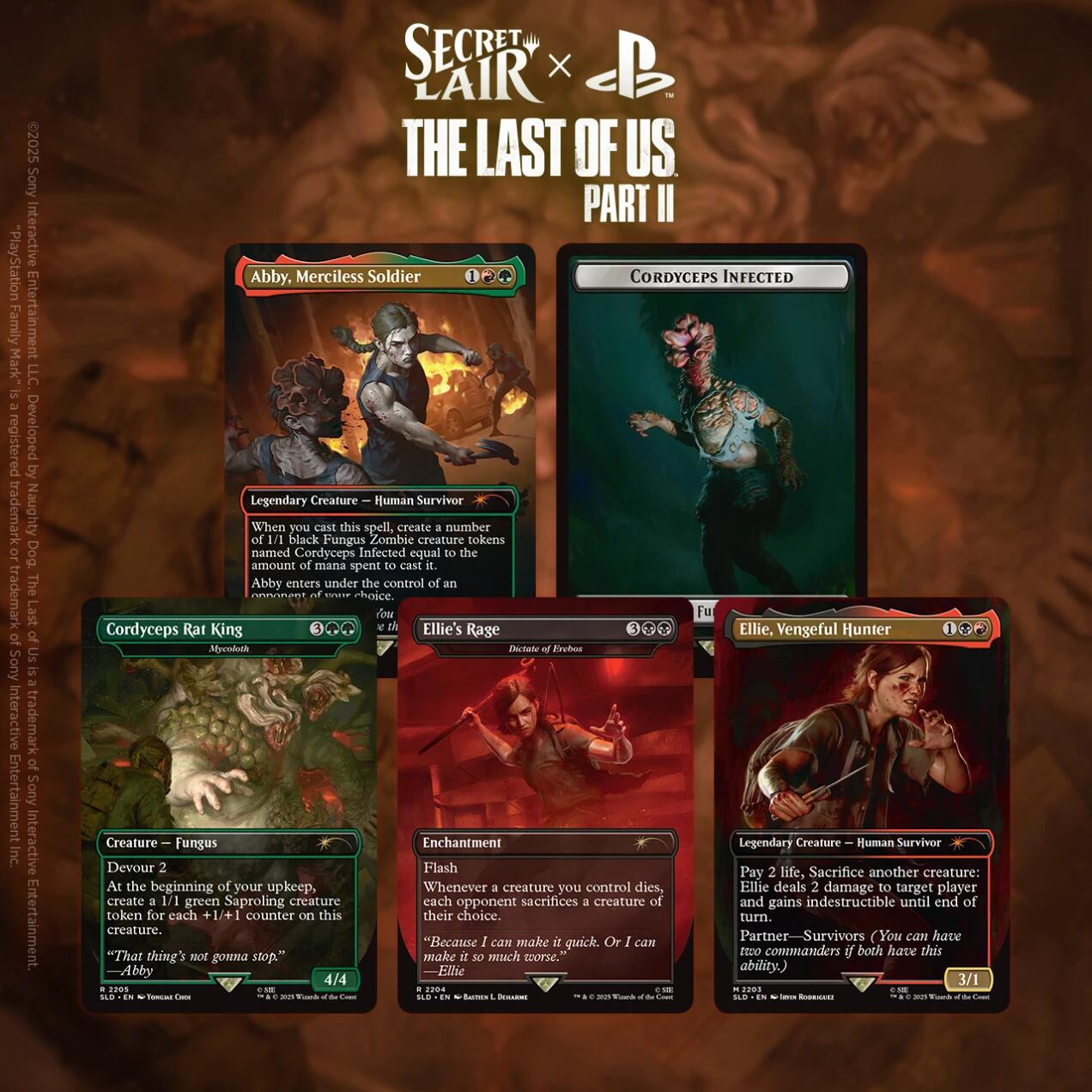 Magic the Gathering Secret Lair x The Last of Us Part II (Non - Foil Edition) - Wizards of the Coast - 1