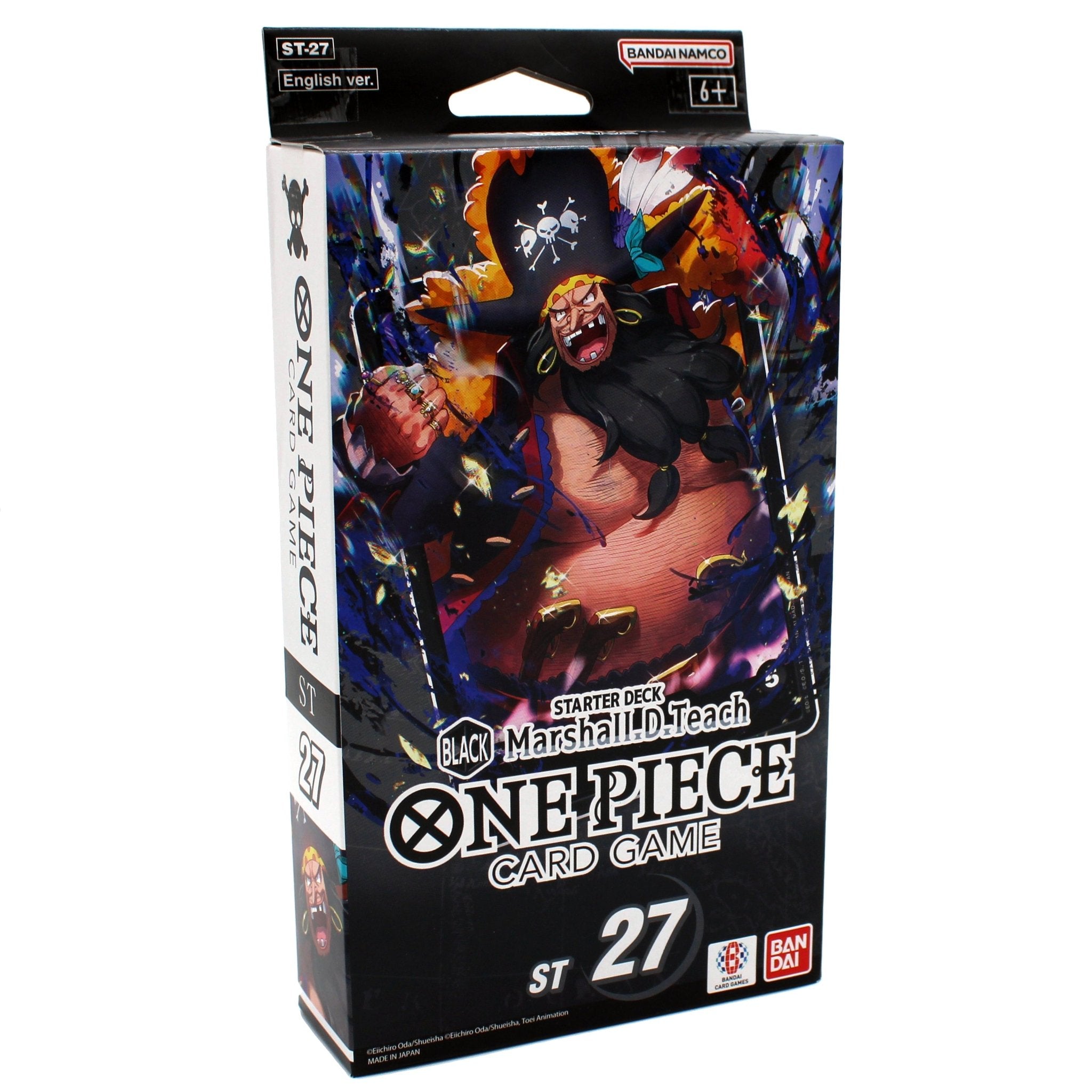 one piece tcg starter deck 6 One Piece TCG Black Marshall.D.Teach Starter Deck [ST-27]