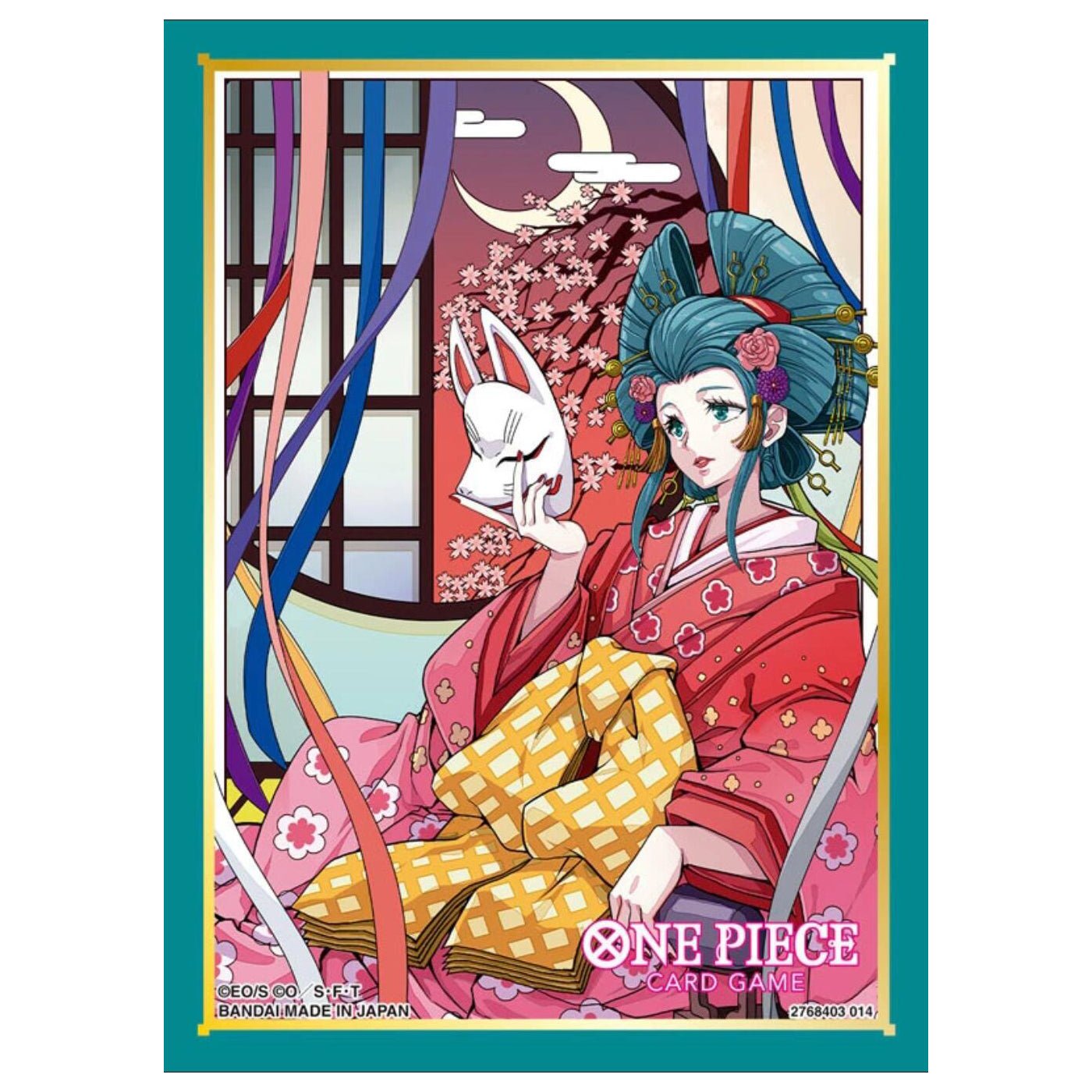 One Piece TCG Kouzuki Hiyori Official Bandai 70ct Card Sleeves - Bandai - 1