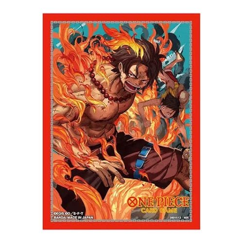One Piece TCG Portgas D. Ace Official TCG+ Stores Card Sleeves Limited Edition V5 - Bandai - 1