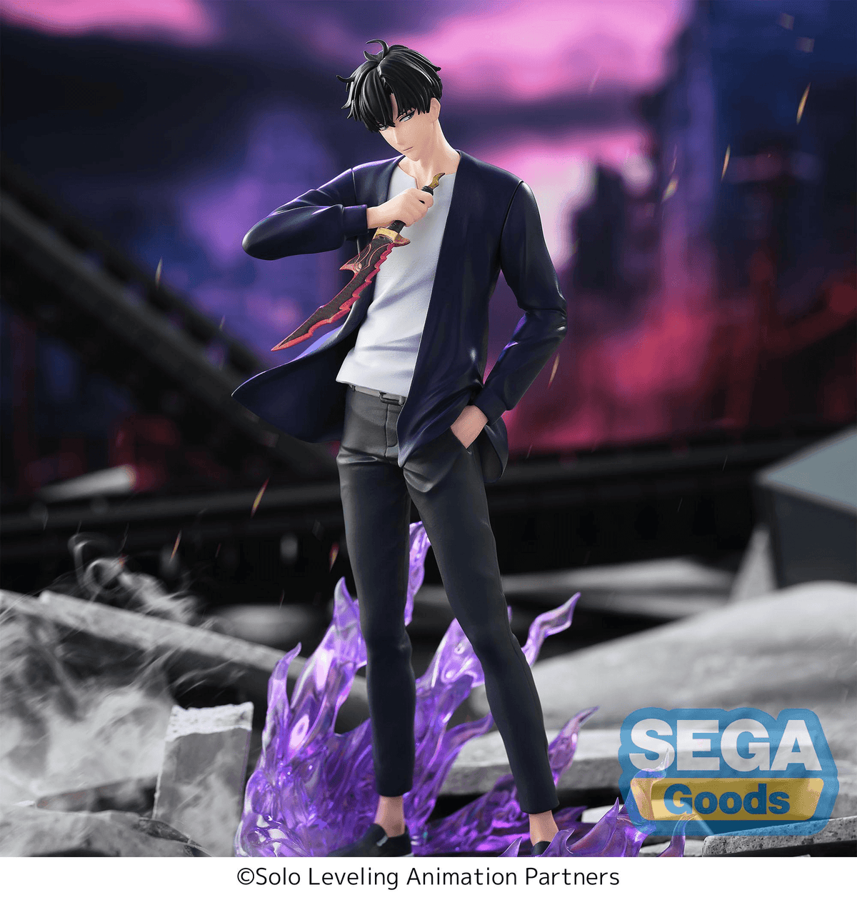 Solo Leveling Sung Jinwoo XrossLink Anime Figure
