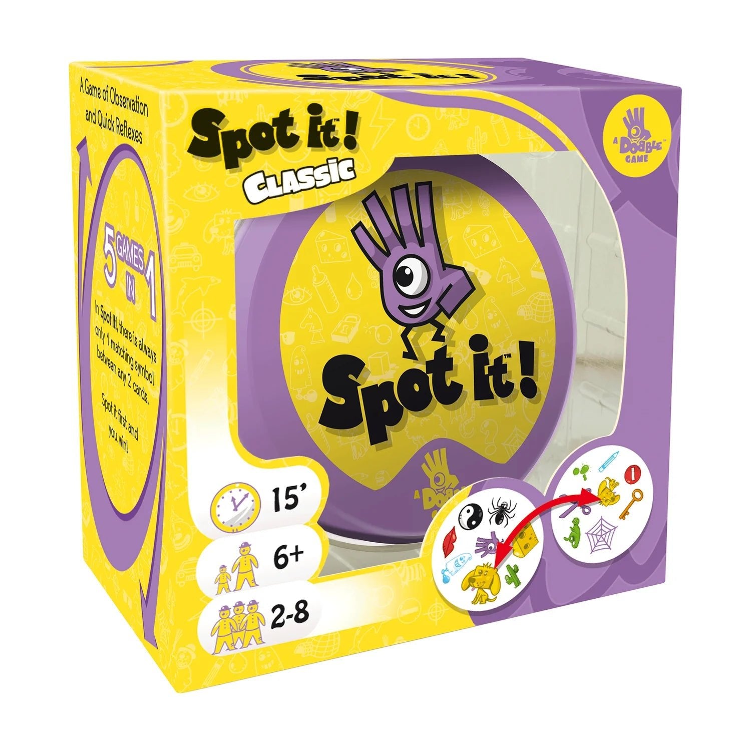 Spot it! Classic (Box) Board Game - Zygomatic - 1