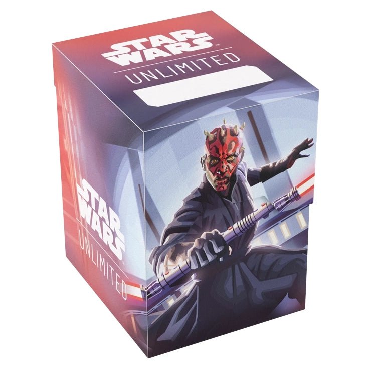 Star Wars Unlimited Darth Maul Soft Crate Deck Box - Gamegenic - 1