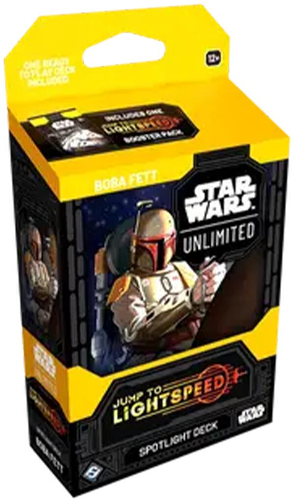 Star Wars: Unlimited Jump to Lightspeed Boba Fett Spotlight Deck - Fantasy Flight Games - 1