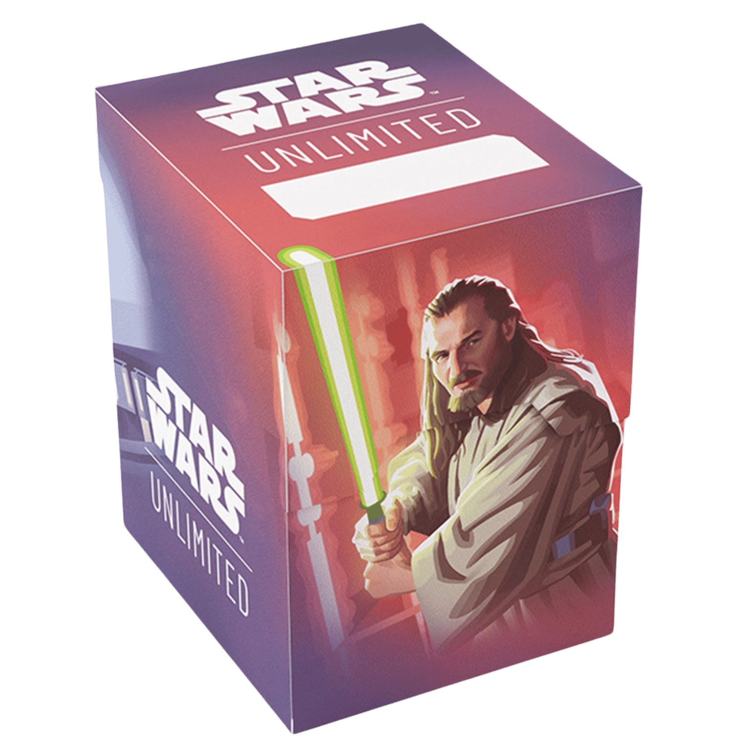 Star Wars Unlimited Qui - Gon Jinn Soft Crate Deck Box - Gamegenic - 1