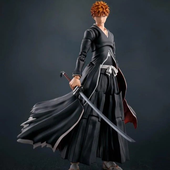 Tamashii Nations S.H. Figuarts Bleach Ichigo Kurosaki Getsugatensho Version Anime Figure - Bandai - 1