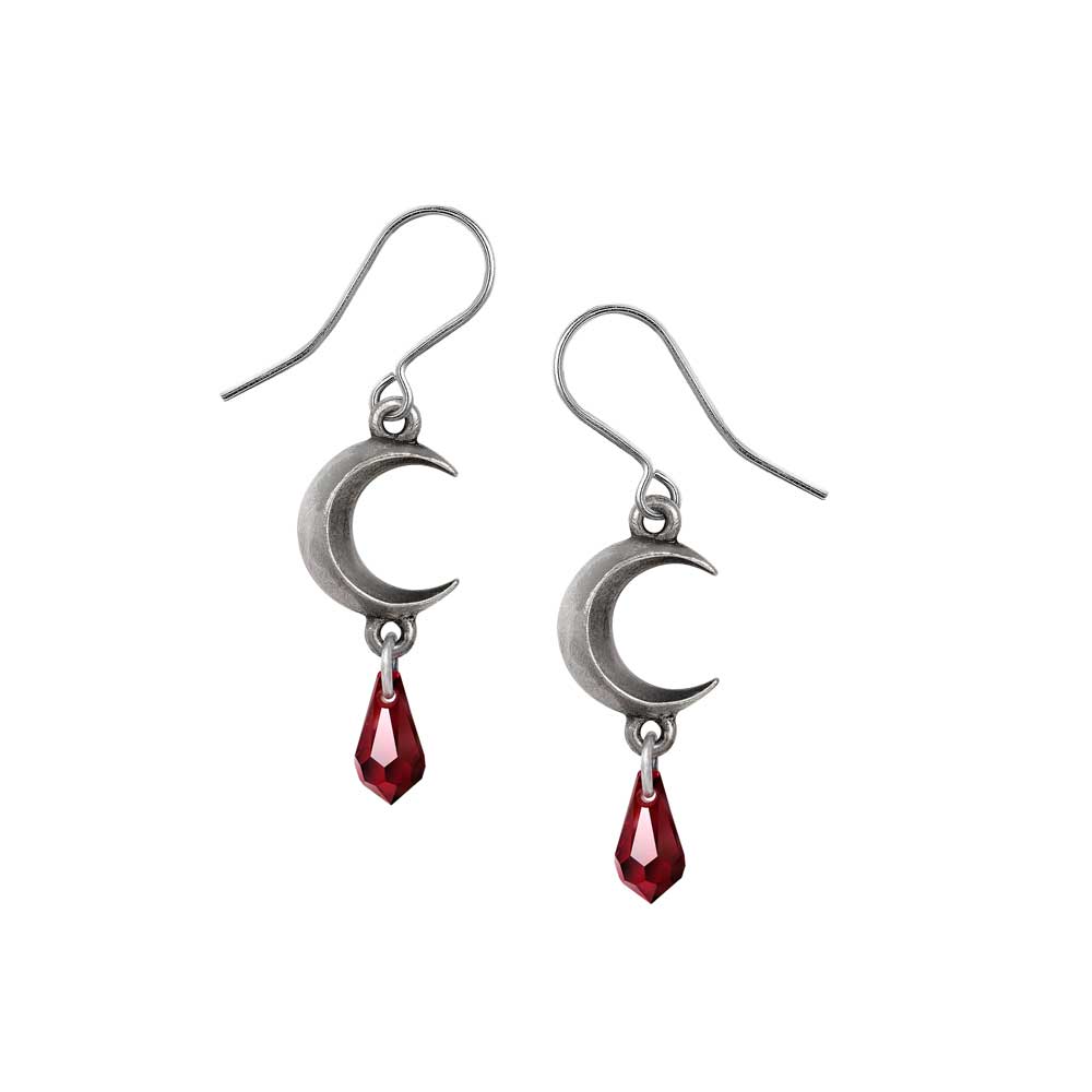 Tears of the Moon Earrings Green - Alchemy of England - 2