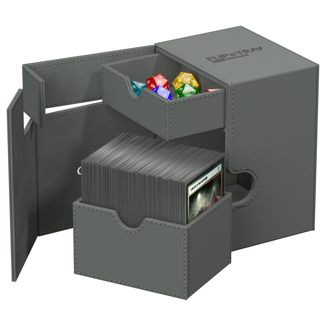Ultimate Guard FlipnTray 133+ Monocolor, Grey - Ultimate Guard - 1