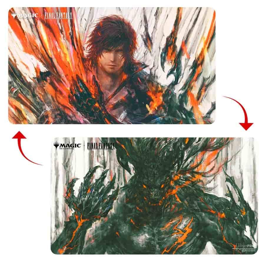 Ultra PRO MTG Final Fantasy Clive / Ifrit's Dominant Double Sided Playmat (Premium S) - Ultra PRO - 1