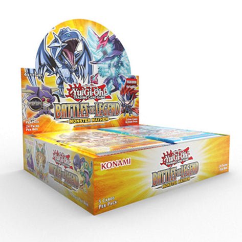 Yu - Gi - Oh Battles of Legend Monster Mayhem Booster Box Display - Konami - 1
