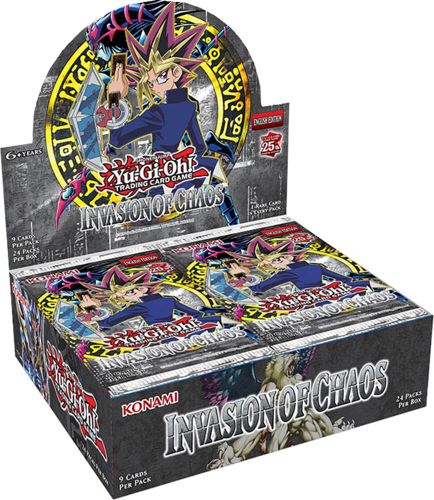 Yu - Gi - Oh! Invasion of Chaos Booster Box Display (25th Anniversary - Konami - 1