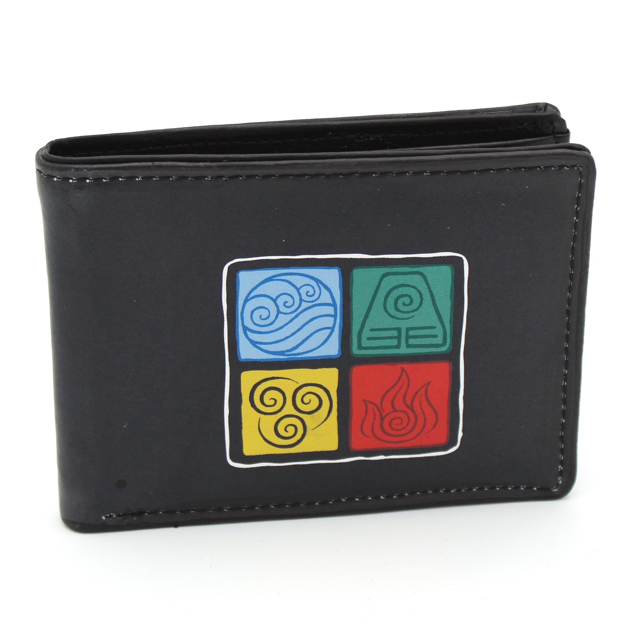 Avatar Four Elements Wind Water Fire Earth Bi-Fold Wallet with Gift Tin - Concept One - 1
