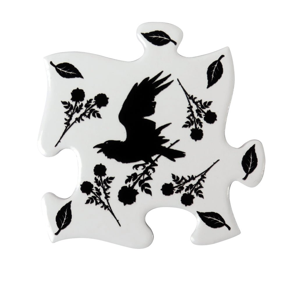 Black Raven & Rose Coasters (Set of 4) - Alchemy of England - 1