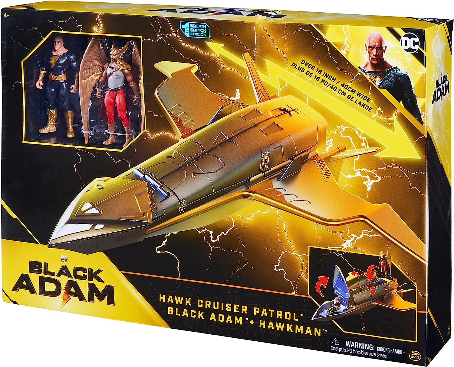 DC Black Adam - Hawk Cruiser Patrol - Spin Master - 2