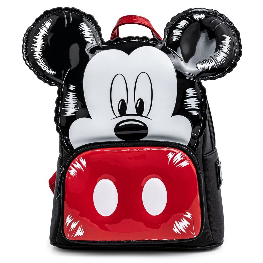 Disney World Disneyland Mickey Mouse Faux Leather Loungefly Messenger Bag