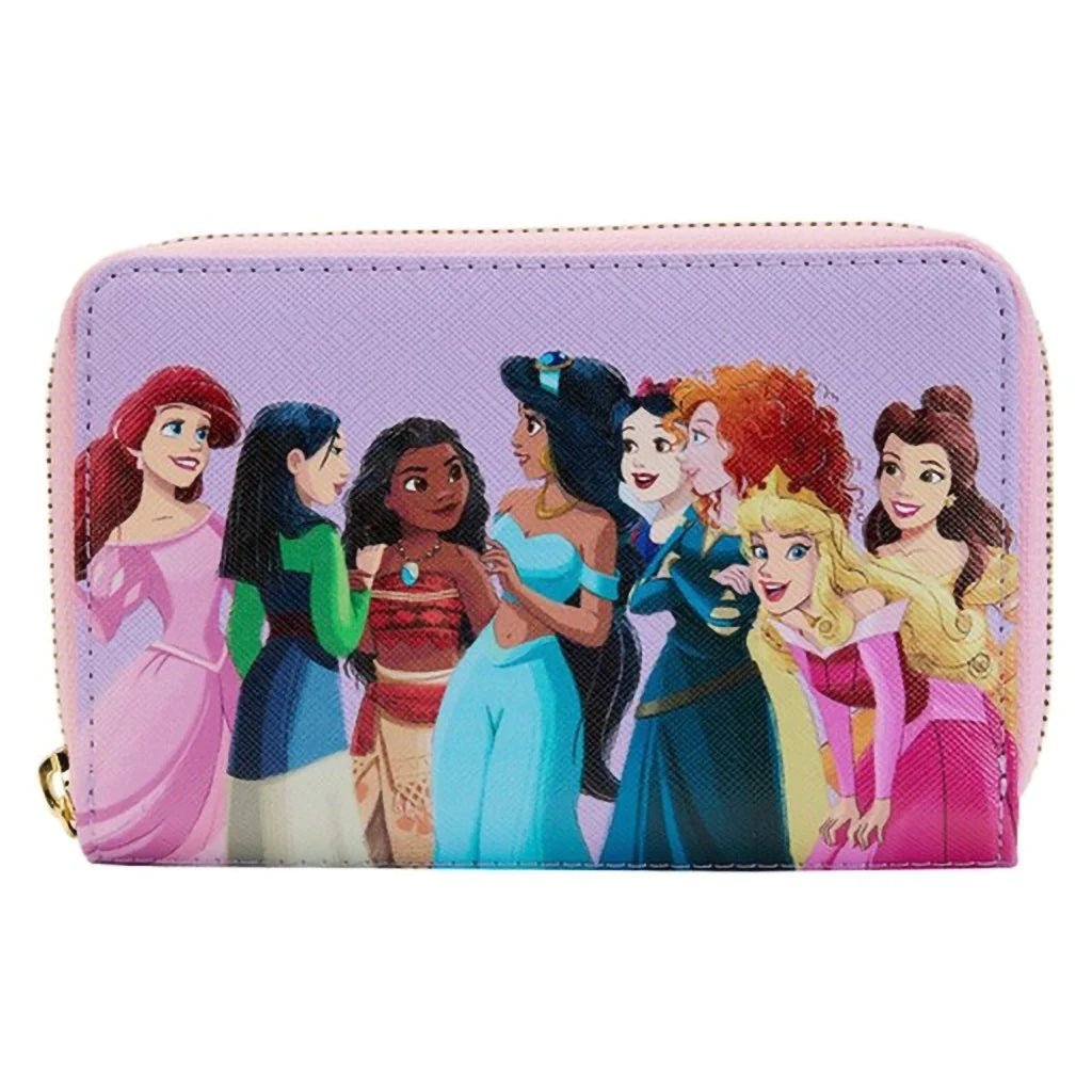 Disney Princess Collage Zip Around Wallet - Loungefly - 1