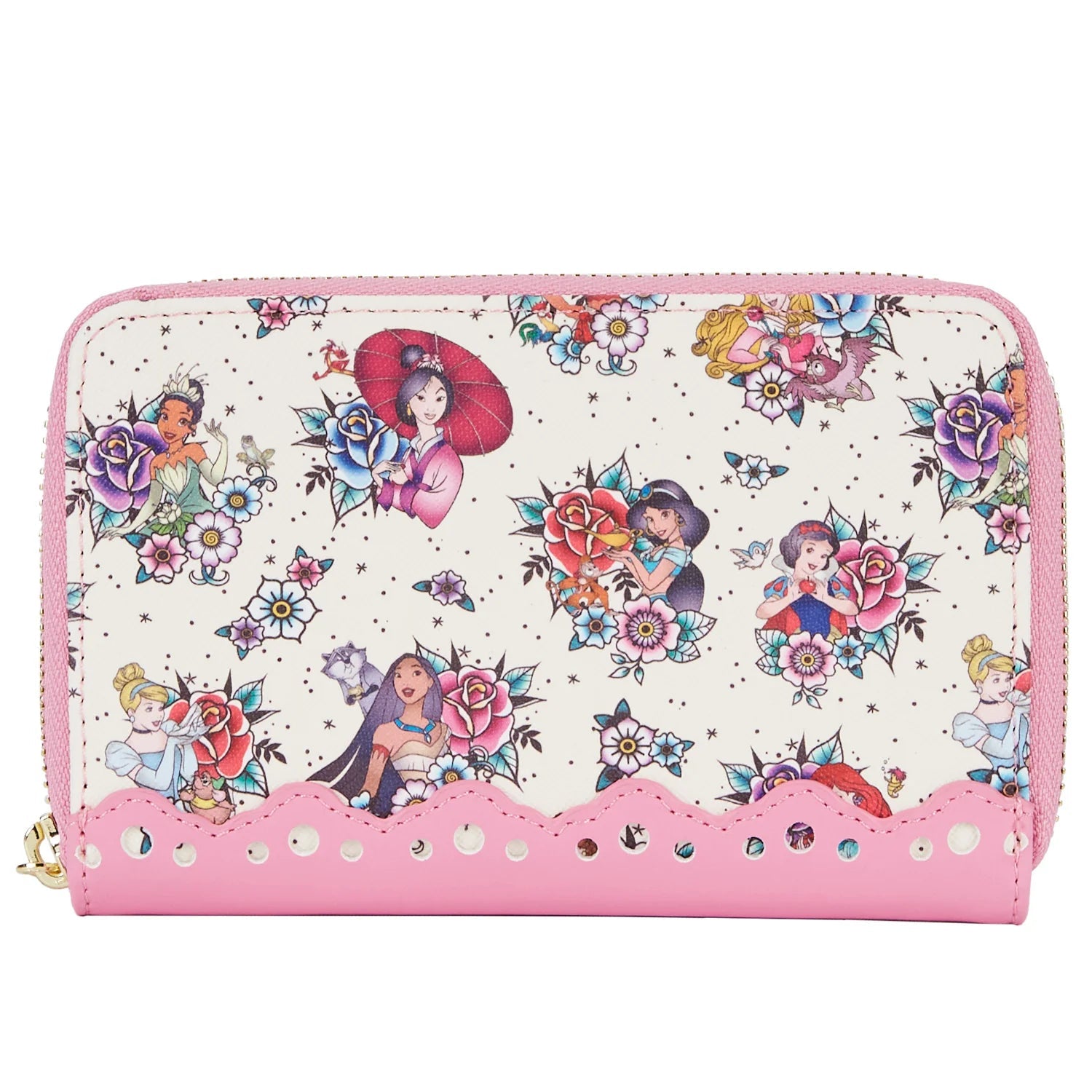 Disney Princess Tattoo Zip Around Wallet - Loungefly - 1
