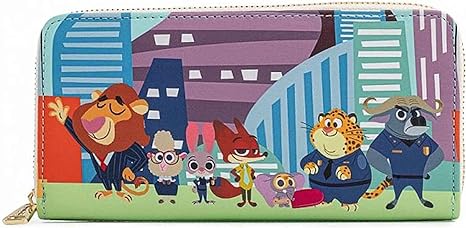 Disney Zootopia Collection Zip Around Wallet - Loungefly - 1