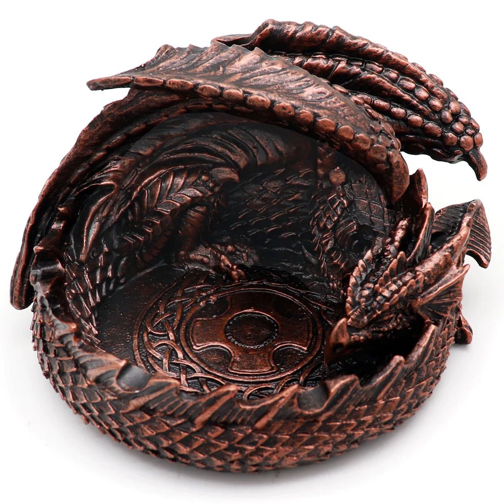 Dragon Guard Dice Set - Antique Copper - Haxtec - 1