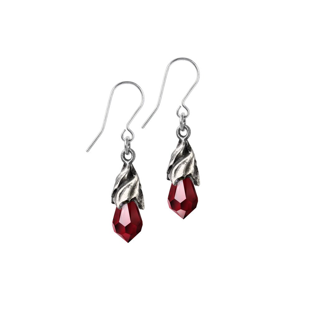 Empyrean Tear Earrings (Red) - Alchemy of England - 1